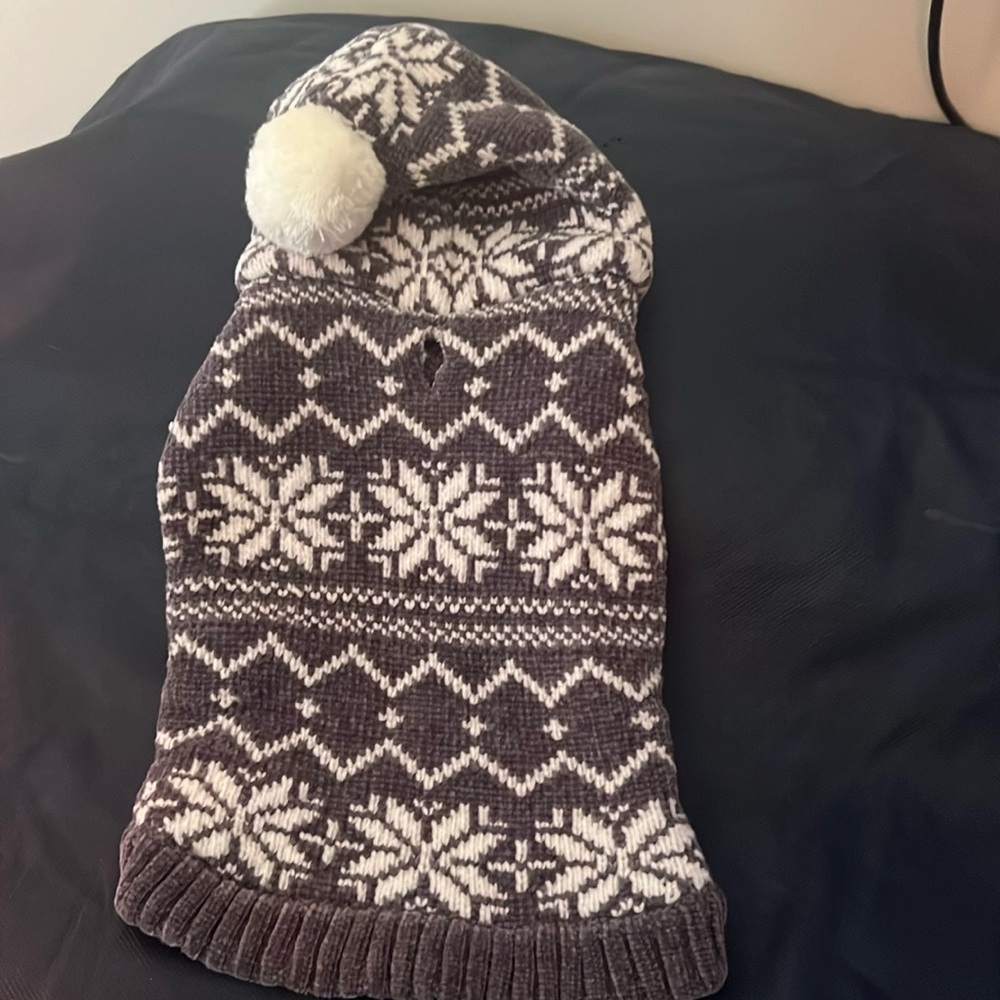 Cozy Dog Sweater with hoodie